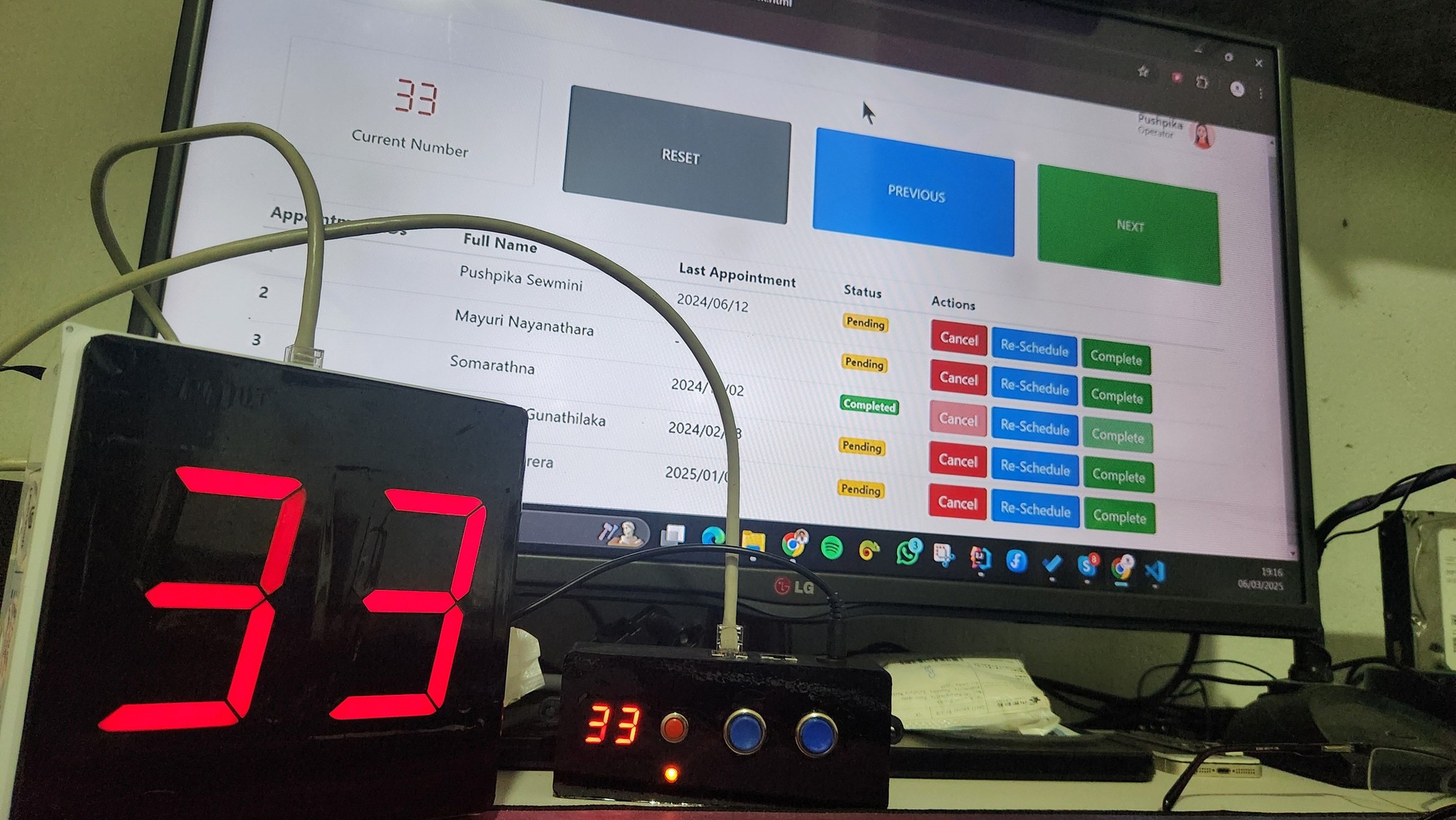 Digital Counter System